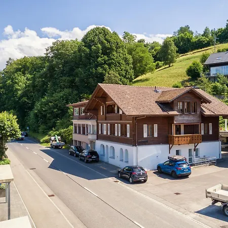 Bijou Lake Side - Mit Seesicht Und Privatstrand Faulensee Exterior foto